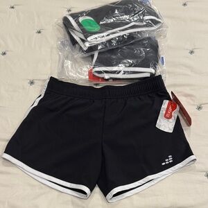 BCG Black and White Girl’s Athletic Shorts Bundle